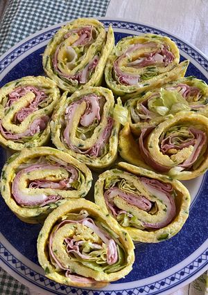 Foto di Rotolo di frittata di zucchine ripiena