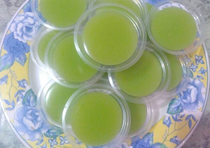 Puding ubi rasa melon