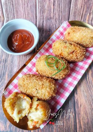 Foto resep Kroket Isi Keju Lumer 🧀