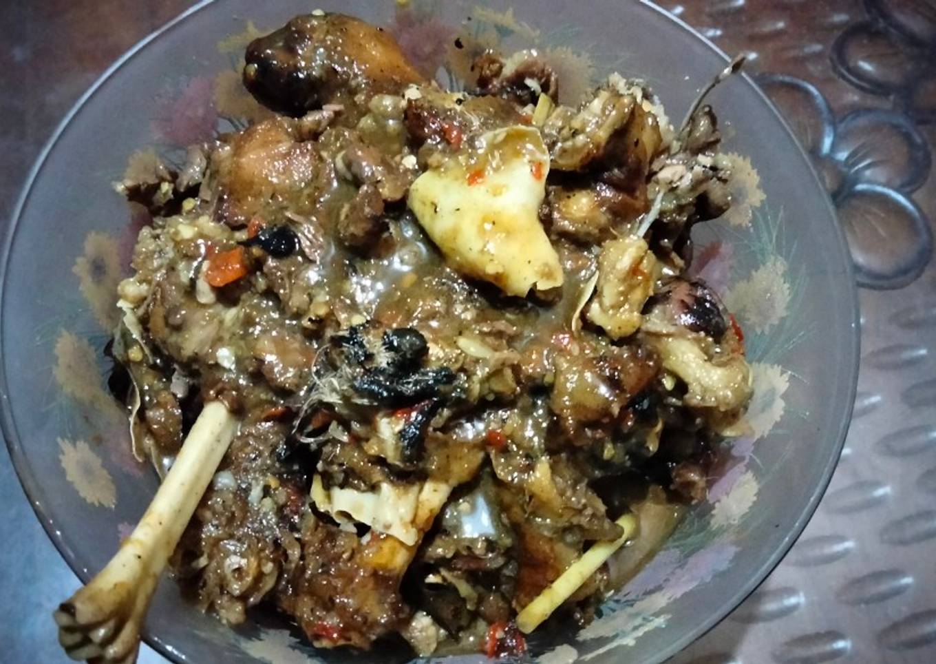 Tengkleng rica daging kambing