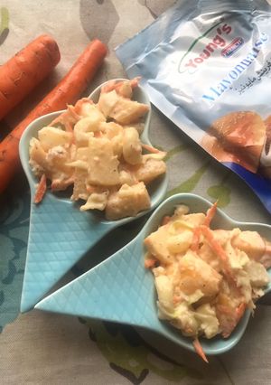 A picture of Russian Salad.