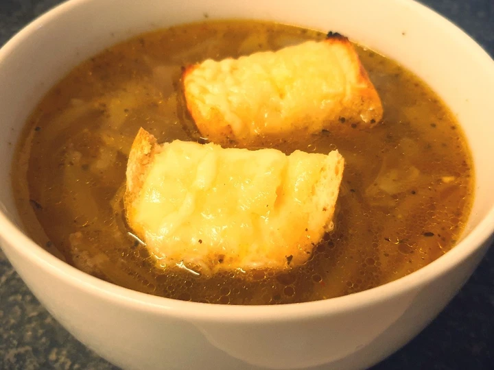 Easy Steps to Make|Recipe} French Onion Soup with French Brie Croutons Anti-Fail