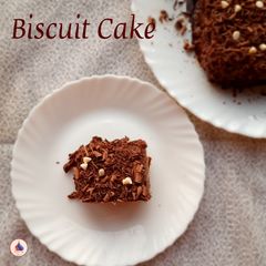 Biscuit Cake (No bake, Egg Free) A picture of Biscuit Cake (No bake, Egg Free).