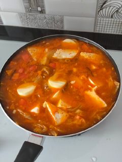 Foto resep Kimchi jiggae/Sup Kimchi Korea