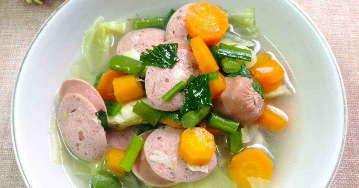 Resep Sop Wortel Sosis Paling Mudah dan Enak
