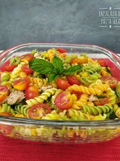 Una foto de Ensalada de pasta seca