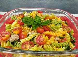Una foto de Ensalada de pasta seca