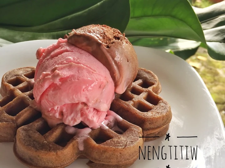 Langkah Mudah untuk Membuat Resep  Waffle Coklat Oreo yang Lezat Sekali, Sempurna