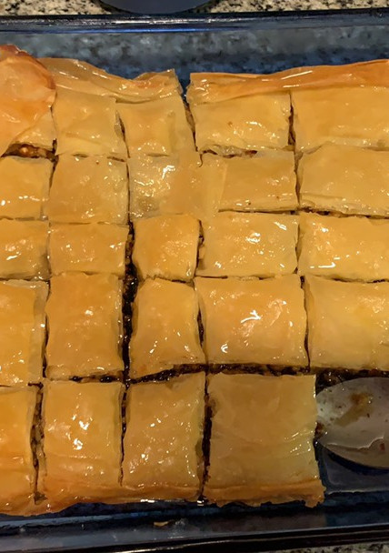 Una foto de Baklava