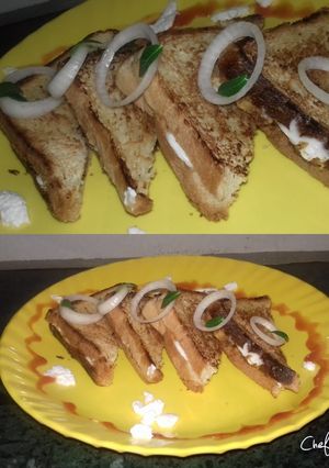 मसाला छोले सैंडविच (masala chole sandwich recipe in Hindi) रेसिपी मुख्य फोटो