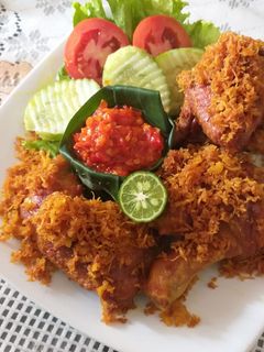 Foto resep Ayam goreng serundeng