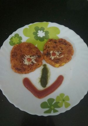 A picture of Corn potato cutlet.