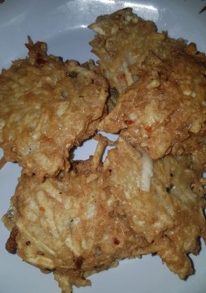 A picture of Yam fritter.