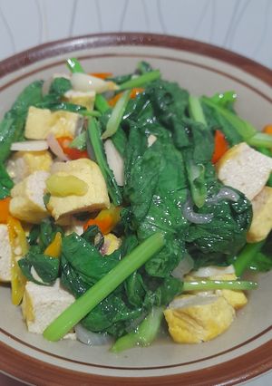 Foto resep Tumis Sawi Tahu