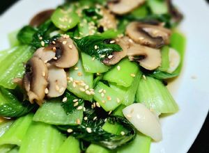 Foto resep 207. Tumis Bokchoy + jamur Champignon