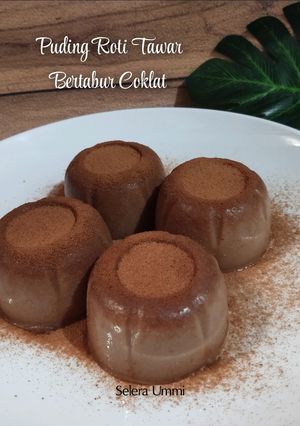 Foto resep Puding Roti Tawar Bertabur Coklat