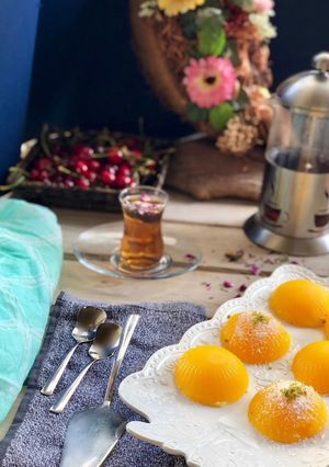 عکسی از دستور دسر کاسترد قالبی