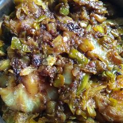 A picture of Cabbage masala.