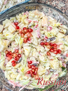 A picture of Russian Salad.