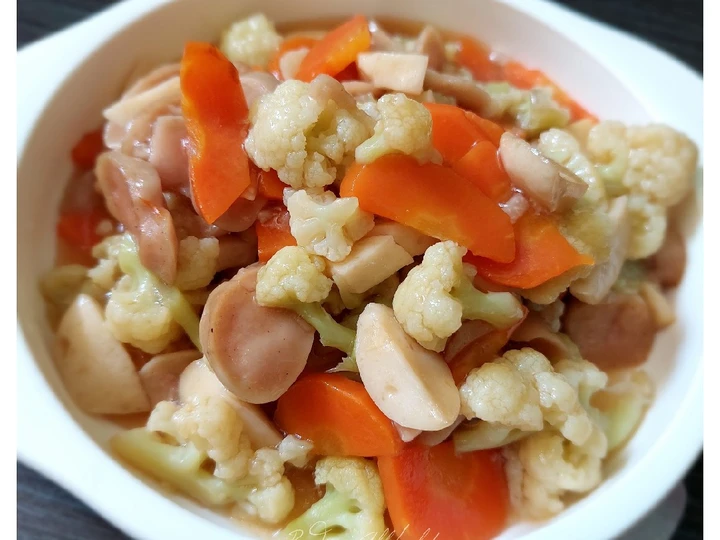 Langkah Gampang Membikin Resep 07. Capjay baso ikan simple yang Uenak Anti Ribet, Uenak Banget