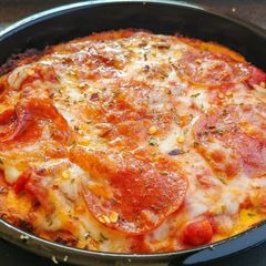 KABOCHA-CRUST PEPPERONI PIZZA A picture of KABOCHA-CRUST PEPPERONI PIZZA.