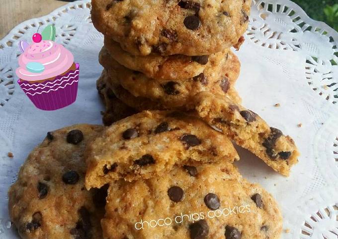 Resep Choco Chips Cookies Oleh Inung Kartika Cookpad