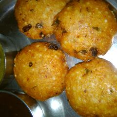 Sabudana vada A picture of Sabudana vada.