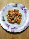Bean Soup with Pumpkin and Sausage 🍲🍖🎃