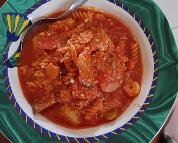 Unique Recipe Italian Minestrone Soup with Pesto Delicious Simple