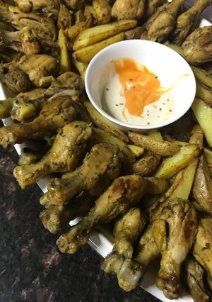 صورة لوصفة افخاذ دجاج مشوي 🍗