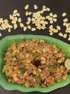 ஸ்வீட் கார்ன் பிரியாணி (Sweet corn briyani recipe in tamil) செய்முறை முக்கிய புகைப்படம்