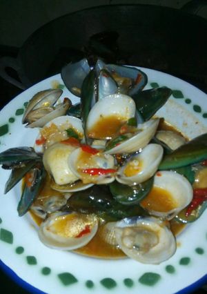 Foto resep Kerang campur saus padang