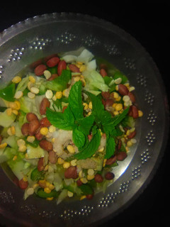 A picture of Protein mix mint salad.