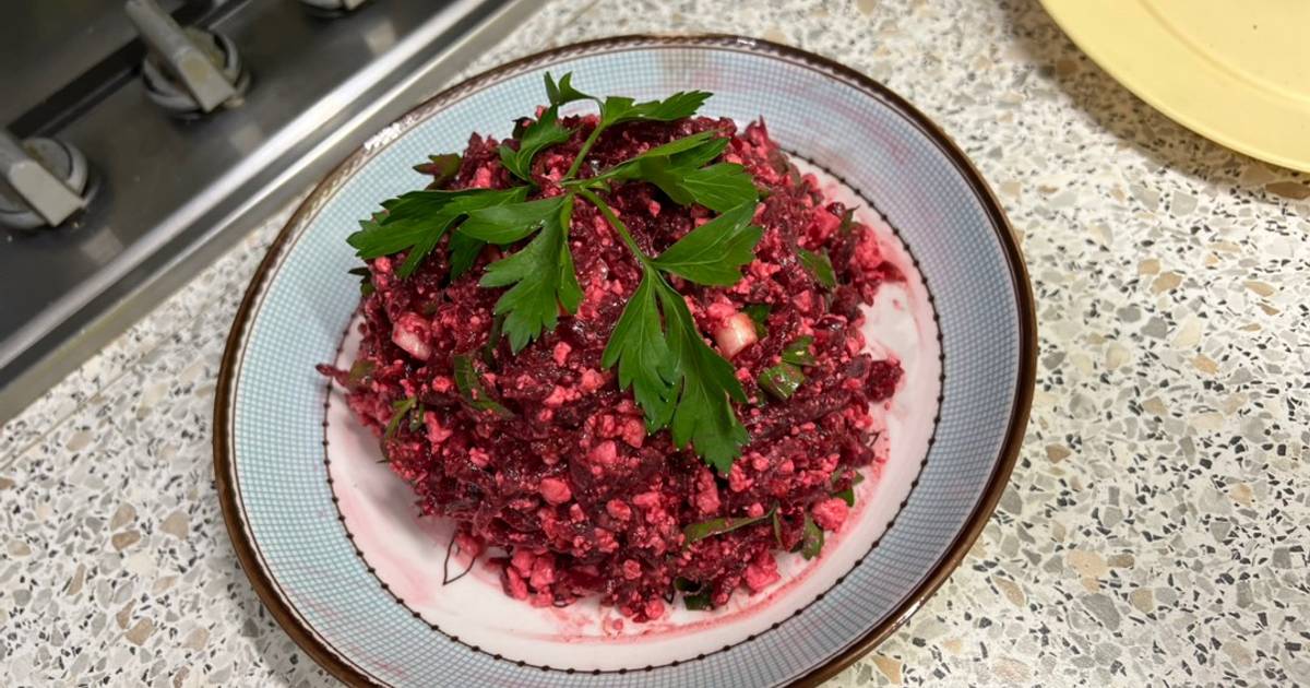 Салат из свеклы кбжу