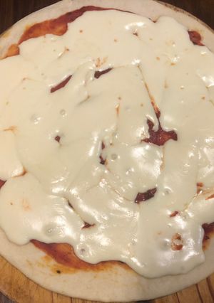 Una foto de Pizza Casera de masa tierna