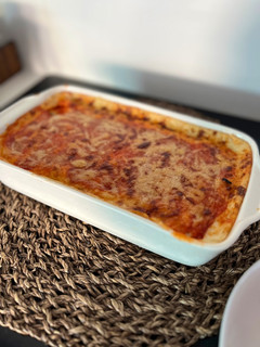 Una foto de Pastel de espinacas y ricotta gratinado con bechamel