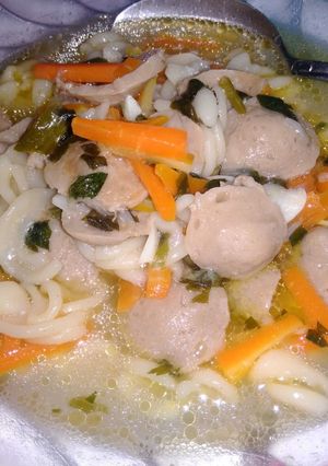 Foto resep Soup macaroni
