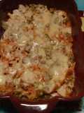 Massa com atum gratinada