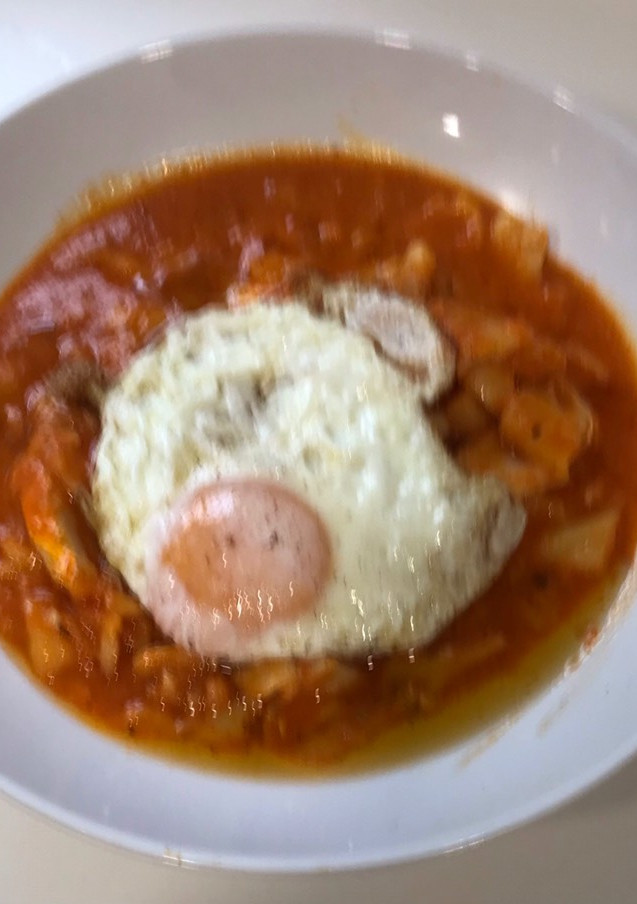 Una foto de Ajoarriero de Navarra con huevo frito