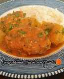 Pollo en salsa de tomate🌺