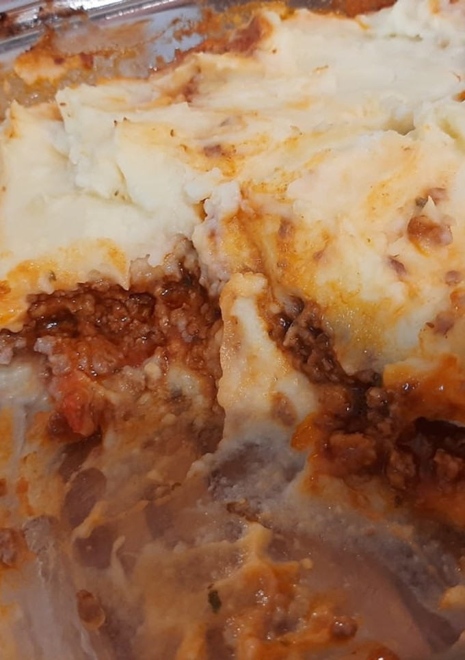 Una foto de Pastel de Papa