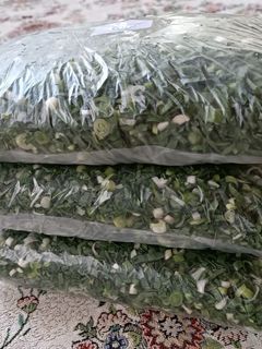 عکسی از دستور فریز کردن تره کوهی(کراده)