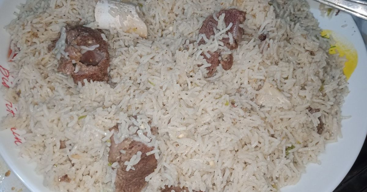 Mutton Pulao Recipe by Anam Mohsin - Cookpad