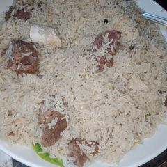Mutton pulao A picture of Mutton pulao.