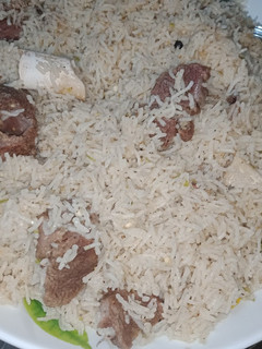A picture of Mutton pulao.