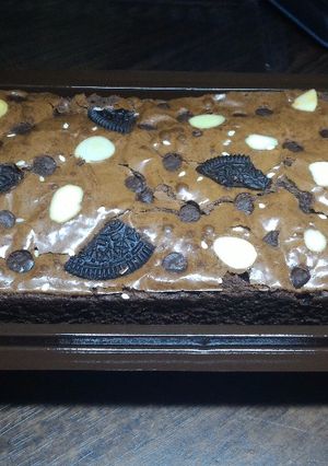 Foto resep Brownies panggang shiny crust