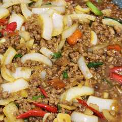 Daging Cincang Oseng Bawang রেসিপির প্রধান ছবি
