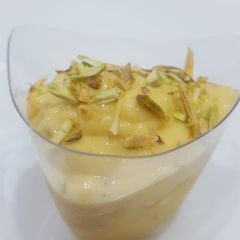 A picture of Aamrakhand mango shrikhand.