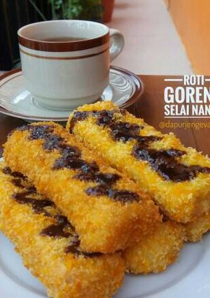 Foto resep Roti Goreng Selai Nanas