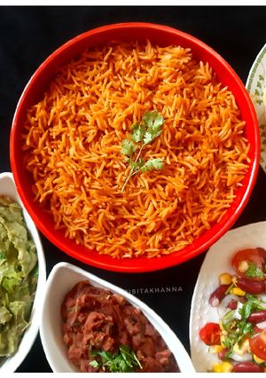 A picture of Mexican Tomato Rice / Arroz Rojo.